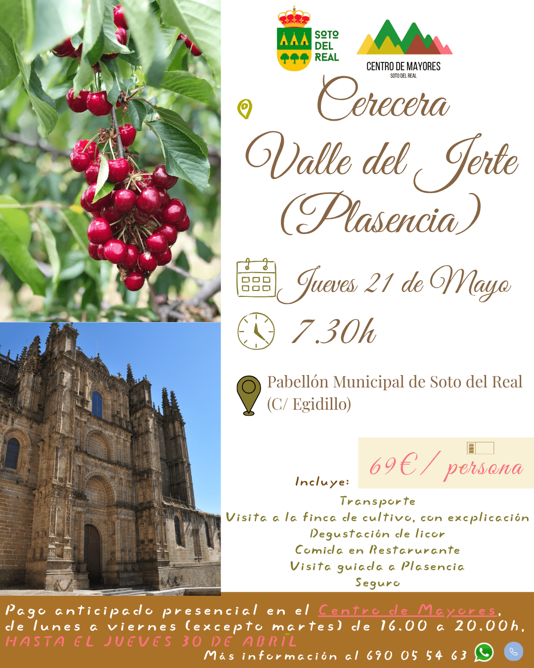 Excursión Valle del Jerte Centro de Mayores Soto del Real
